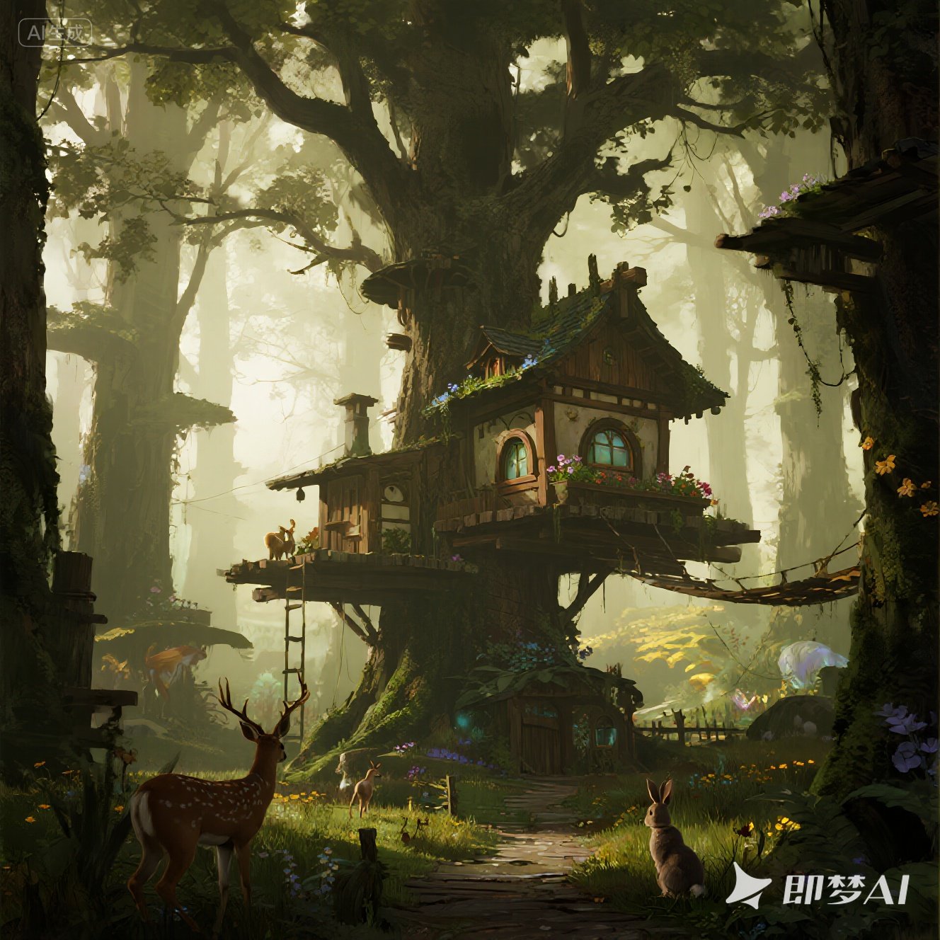 Fantasy Forest Dwelling